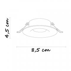 Oprawa wpuszczana oczko FIALE III SLIP001001 Spectrum