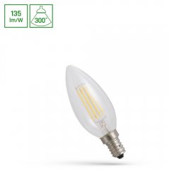 Żarówka LED COG Świecowa 5,5W E14 NW WOJ + 14388_5.5W Spectrum