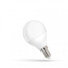 Żarówka LED Kulka E14 4W WW WOJ + 13030 Spectrum