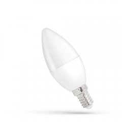 Żarówka LED Świecowa 4W E14 WW WOJ + 13034 Spectrum