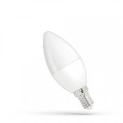 Żarówka ściemnialna LED Świecowa 5W E14 WW WOJ + 14381_5W Spectrum