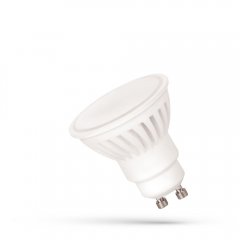 Żarówka LED GU10 10W Ceramiczna NW WOJ + 14309 Spectrum