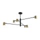 Lampa sufitowa PEDRO PEN4104-6GD+BK Zuma Line