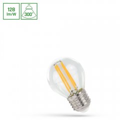 Żarówka LED COG Kulka 5,5W E27 NW WOJ + 14397_5.5W Spectrum