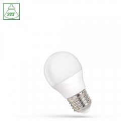 Żarówka LED Kulka 1W E27 CW WOJ + 14450_1W Spectrum