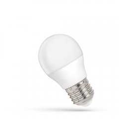 Żarówka LED Kulka 4W E27 CW WOJ + 13033 Spectrum