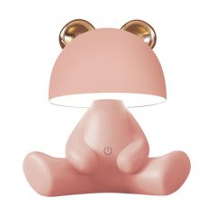 Lampa stołowa dziecięca LED 3W MIŚ KDR-6303-PK Zuma Line