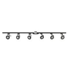 Zestaw prosty czarny 2m z reflektorami AR111 1-fazowy 3028 Zuma Line